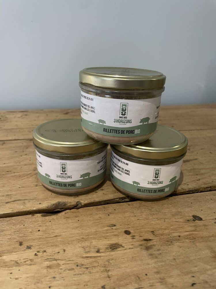 Conserve de rillette de porc